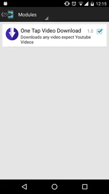 Xposed One Tap Video Download android App screenshot 5